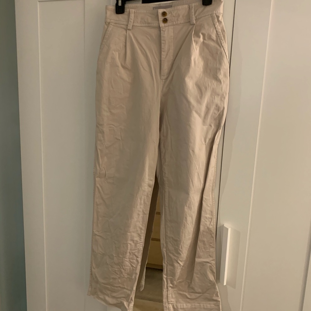 Everlane pleated chinos in size 2 sand color